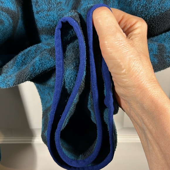 Patagonia Synchilla Snap-T Fleece Pullover Blue Forge Aztec Men’s M Women’s L - Picture 6 of 16